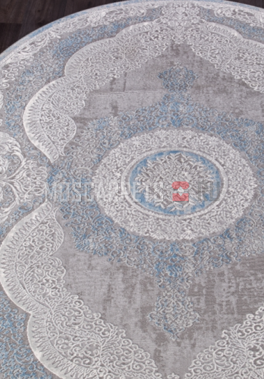 Ковер 03880A - BLUE / BLUE - Овал - коллекция ARMINA