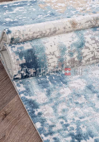 Ковер ALLURES 12004 CREAM-BLUE прямоугольник