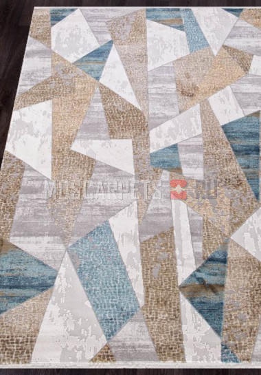 Ковер ALLURES 12009 CREAM-BLUE прямоугольник