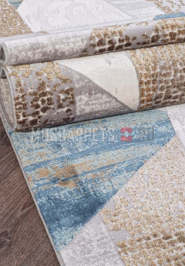 Ковер ALLURES 12009 CREAM-BLUE прямоугольник