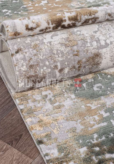 Ковер ALLURES 12041 CREAM-GREEN прямоугольник