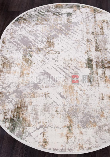 Ковер ALLURES 12123 CREAM-GREEN овал