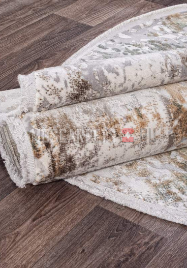 Ковер ALLURES 12123 CREAM-GREEN овал