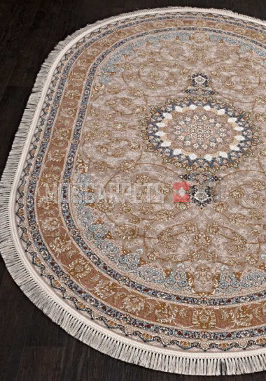 Ковер FARSI 1200-G129 CREAM овал