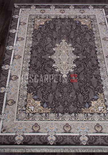 Ковер FARSI 1200-G247 DARK GRAY прямоугольник