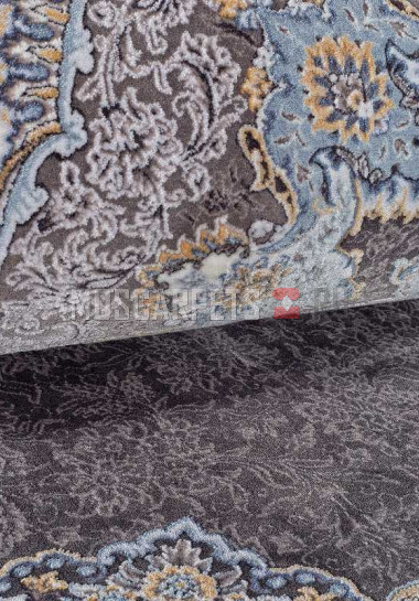 Ковер FARSI 1200-G252 DARK GRAY овал