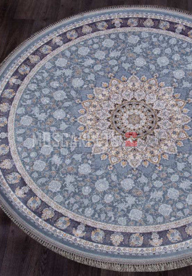 Ковер FARSI 1200-G253 Pale-Blue круг