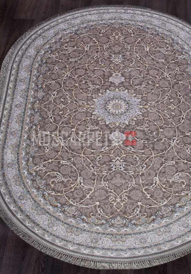 Ковер FARSI 1200-G254 GRAY овал