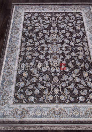 Ковер FARSI 1200-G256 DARK GRAY прямоугольник