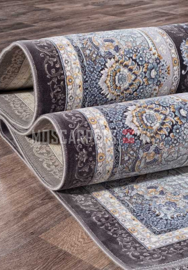 Ковер FARSI 1200-G256 DARK GRAY прямоугольник
