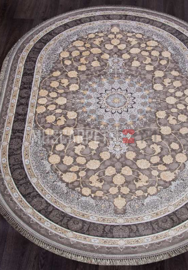 Ковер FARSI 1200-G258 GRAY овал