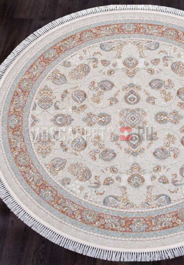 Ковер FARSI 1500-G136 CREAM круг