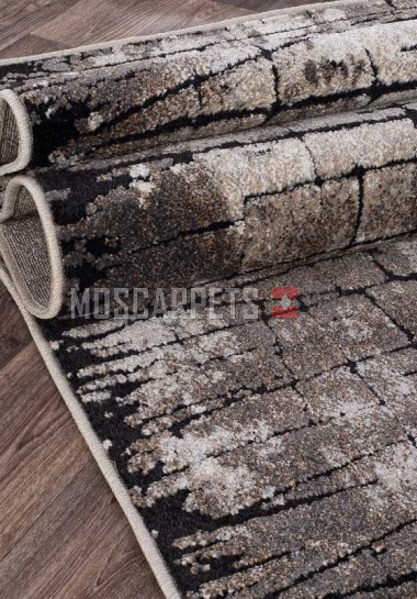 Ковер IBIZA 2864 BEIGE-BLACK прямоугольник