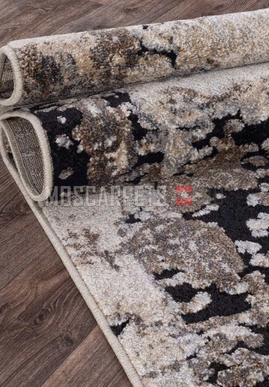 Ковер IBIZA 4086 BEIGE-BLACK прямоугольник