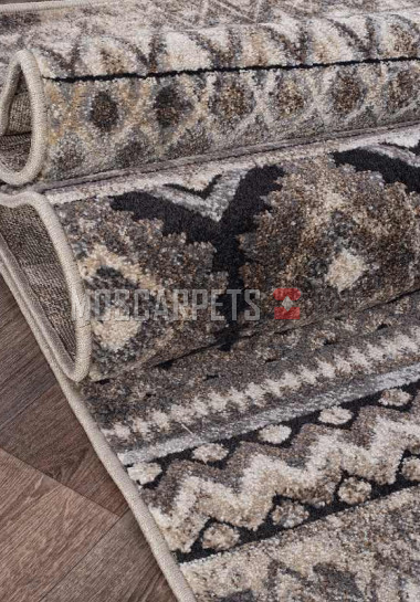 Ковер IBIZA 4089 BEIGE-BLACK прямоугольник