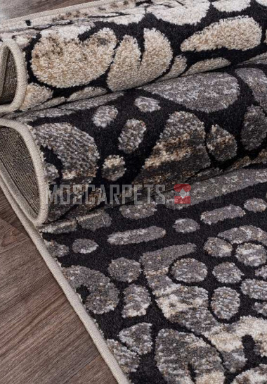 Ковер IBIZA 4101 BEIGE-BLACK прямоугольник