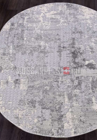 Ковер MARDAN 1253C-COKEN D.GREY K.GREY овал