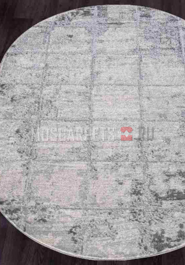 Ковер MARDAN 1301A-COKEN D.GREY K.GREY овал