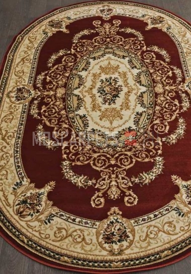 Ковер OLYMPOS D058 RED овал