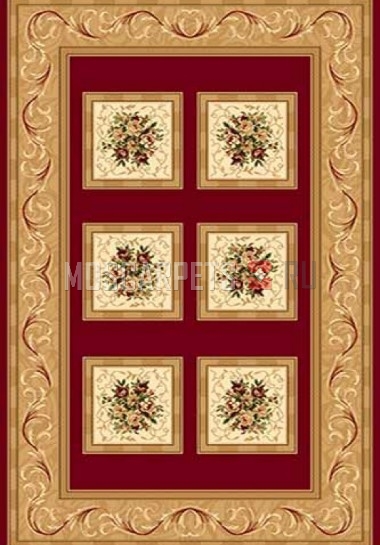 Ковер OLYMPOS D065 RED прямоугольник 