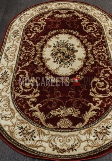 Ковер OLYMPOS D066 RED овал