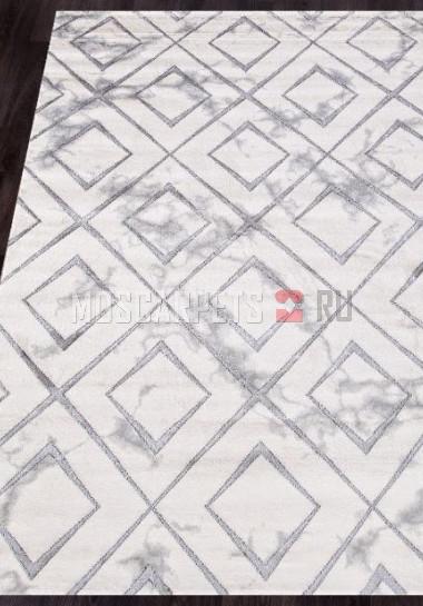 Ковер OMEGA  04458S-SILVER/SILVER прямоугольник