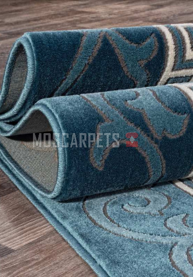 Ковер SERENITY D781 CREAM-BLUE прямоугольник