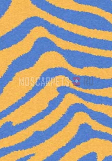Ковер SHAGGY ULTRA S604 YELLOW-BLUE прямоугольник
