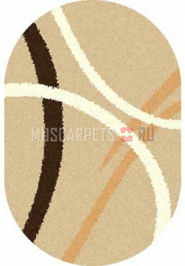 Ковер SHAGGY ULTRA S606 BEIGE овал