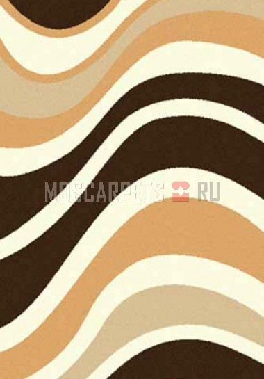 Ковер SHAGGY ULTRA S607 BEIGE-BROWN прямоугольник