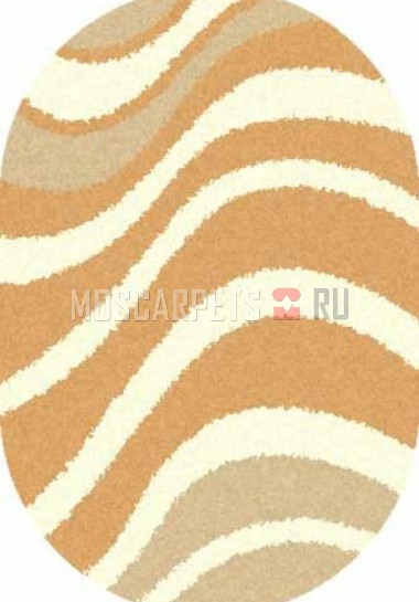 Ковер SHAGGY ULTRA S607 BEIGE овал