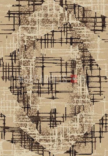 Ковер SIERRA D708 BEIGE-BROWN- прямоугольник