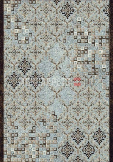 Ковер SIERRA d712 BLUE-BROWN прямоугольник
