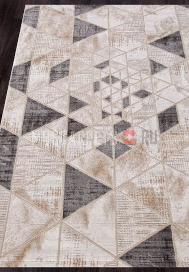 Ковер STAR P563B  M.L.BEIGE-L.GRAY прямоугольник