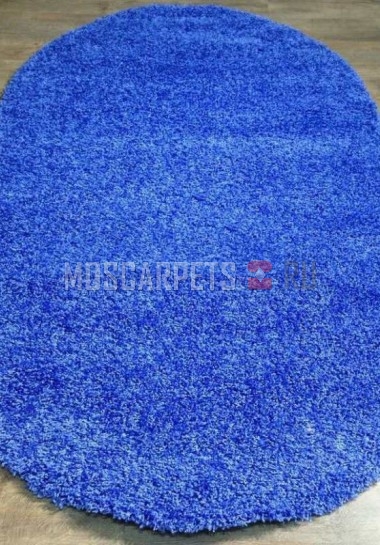 Ковер Shaggy Ultra  S600 BLUE овал