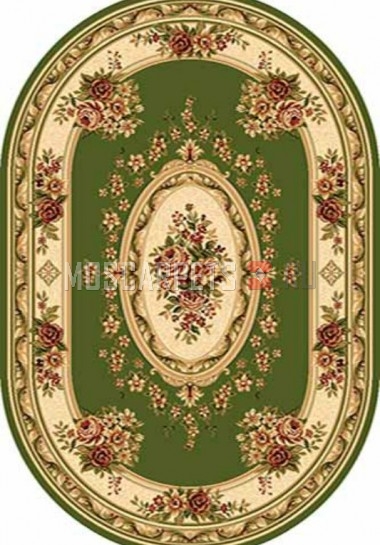 Ковер VALENCIA D010 GREEN овал