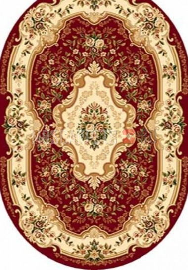 Ковер VALENCIA D017 RED овал