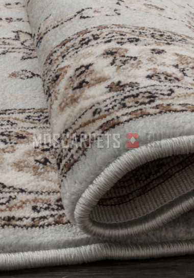 Ковер VALENCIA DELUXE D251 L.BLUE-BROWN овал