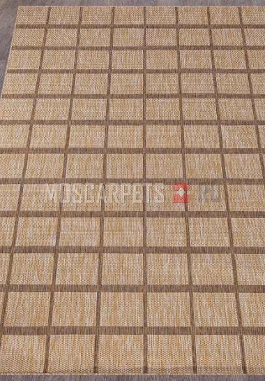 Ковер VEGAS S004-BEIGE-BROWN прямоугольник