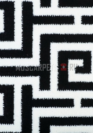 Ковролин Woven 906037 черно-белый