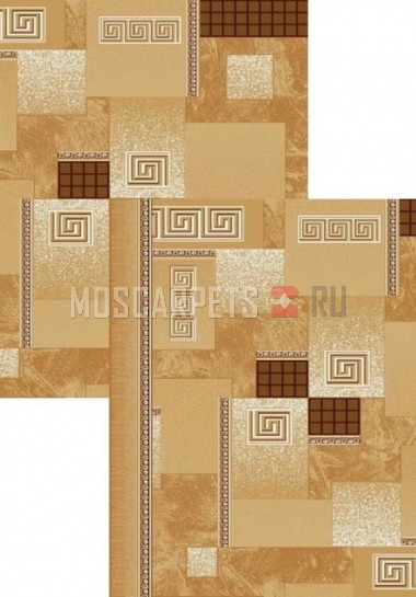 Палас Греция 1286e2/43 бежево-коричневый