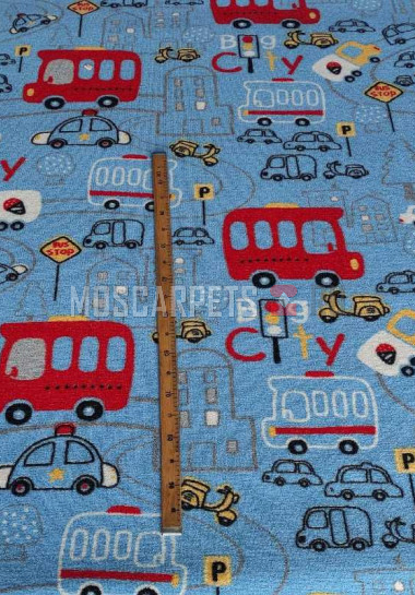 Палас Туризм 5013 голубой