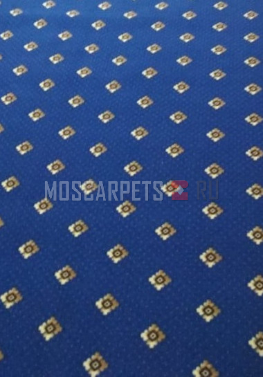 Палас Корона 502 синий