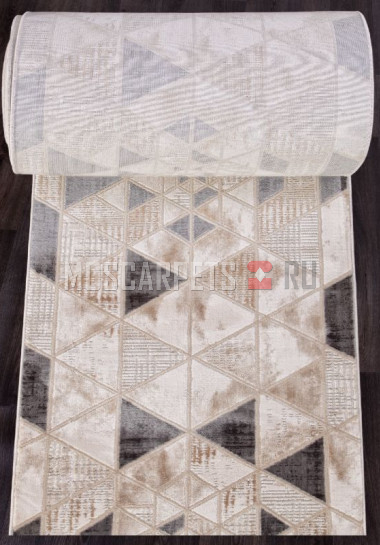 Ковровая дорожка STAR P563B M.L.BEIGE-L.GRAY