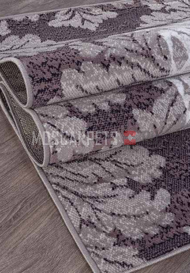 Ковер SILVER d213-GRAY-PURPLE прямоугольник