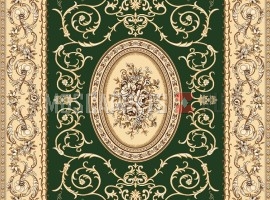 Палас Персия 602 зелёный (карпет)
