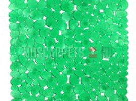Коврик SPA-коврик SHAHINTEX камушки с ракушками зеленый