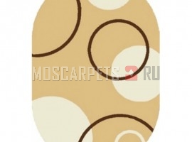 Ковер COMFORT SHAGGY 2 S610 BEIGE 2 овал
