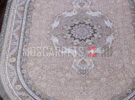Ковер FARSI 1200-G252 LIGHT GRAY овал