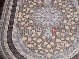 Ковер FARSI 1200-G258 GRAY овал